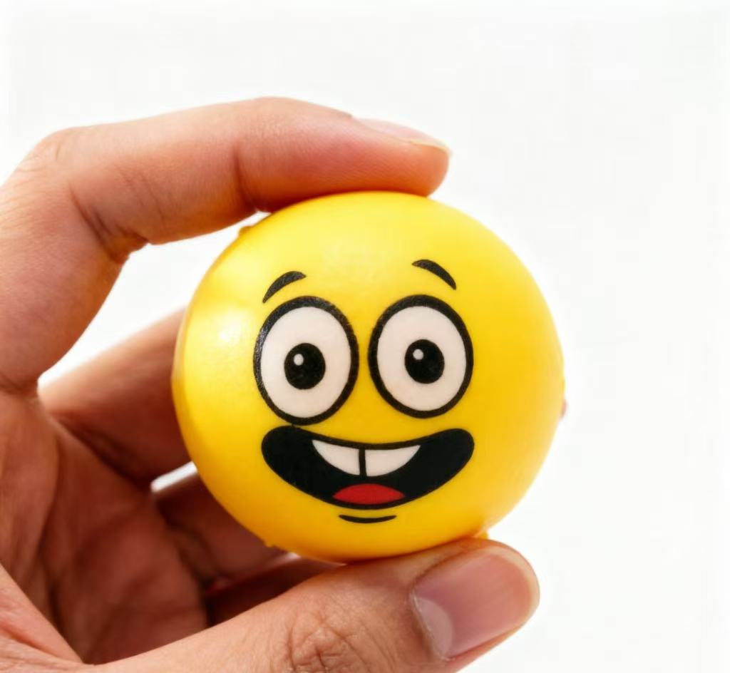 Funny Face Ball Squishy Stress Relief Toy, Cute Squishy Fidget Toy