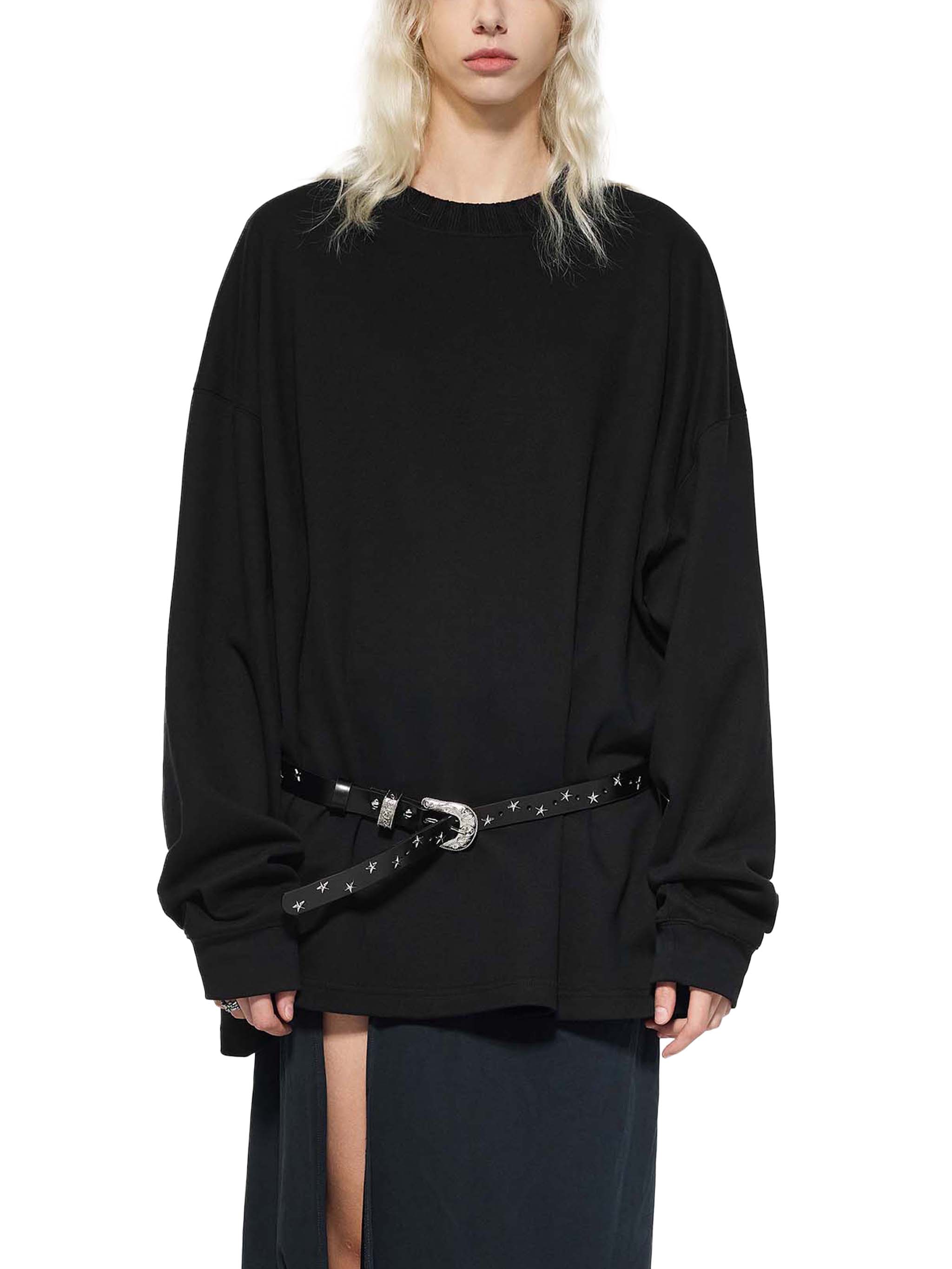 Knitted Round Sweatshirt