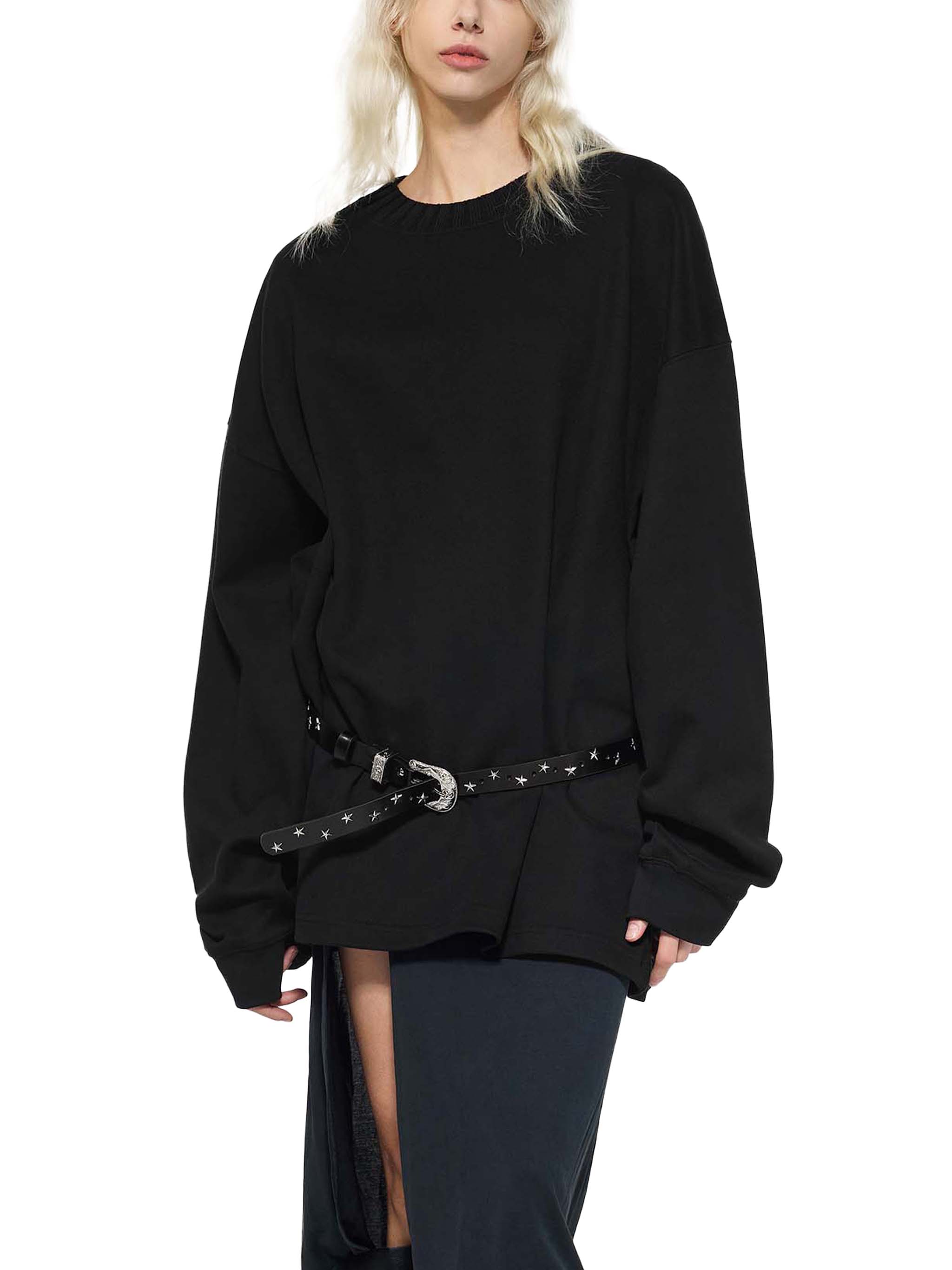 Knitted Round Sweatshirt