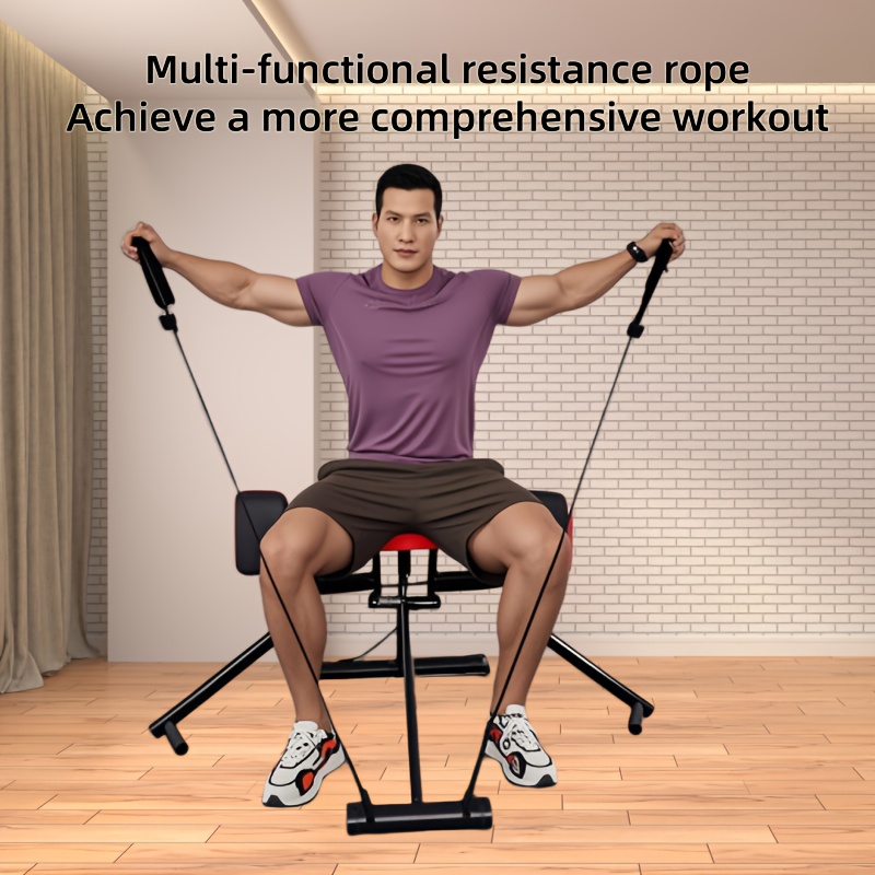 Multi-Functional Hip & Leg Trainer - 3-Level Resistance Inner Thigh Toner & Upper Body Workout Station