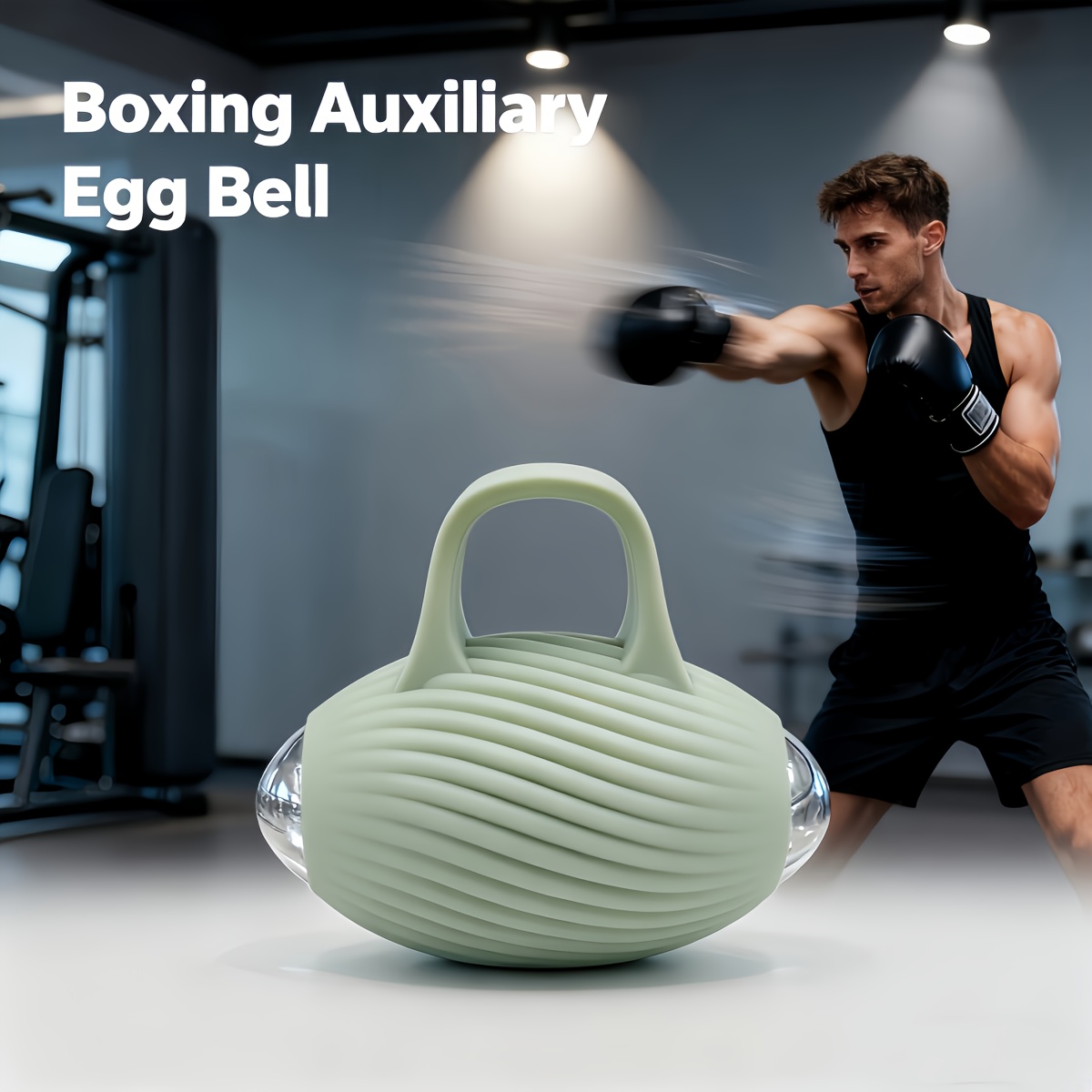 Boxing Auxiliary Egg Bell - Portable Handheld Weight for Explosive Power Training