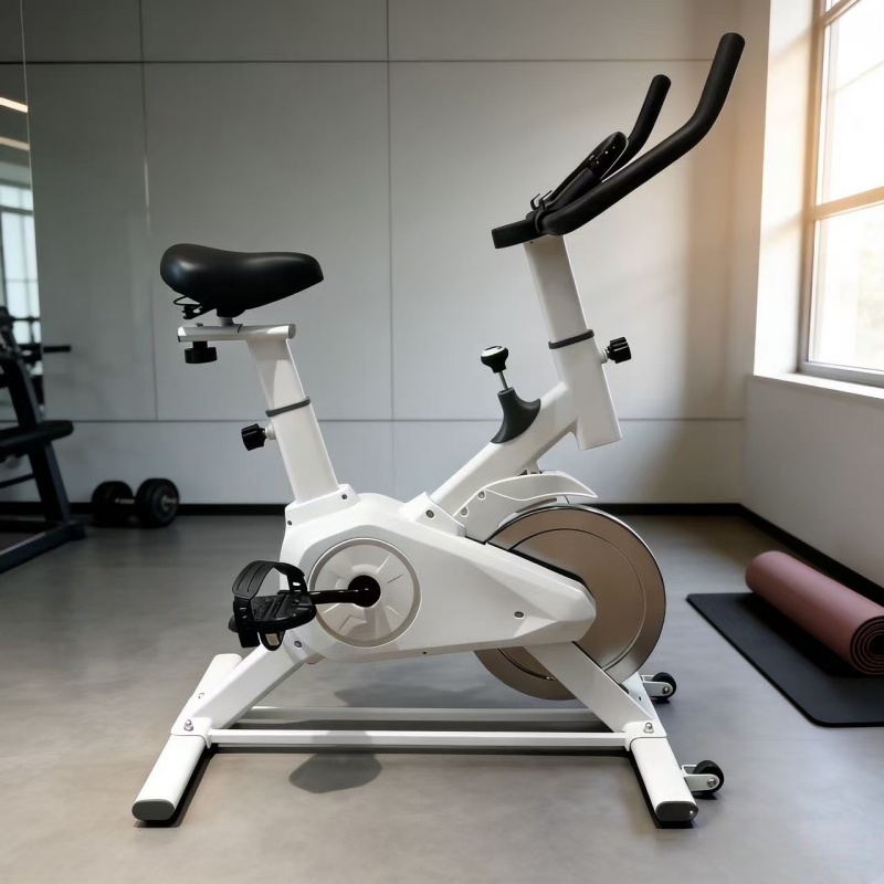 Indoor Stationary Exercise Bike - Silent Belt-Driven Spinning Bike for Home Cardio