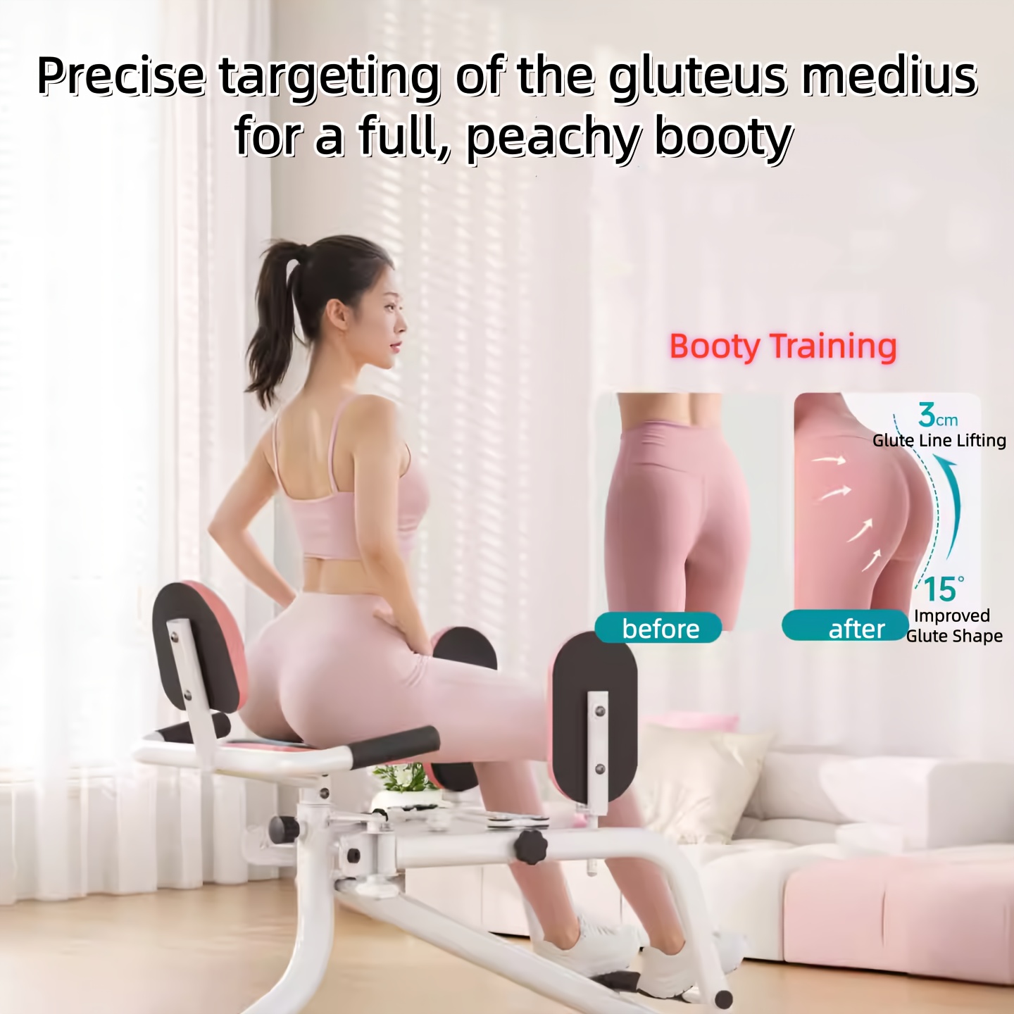 Hip & Thigh Trainer - Glute Lifting & Inner Thigh Toner for Home Workout