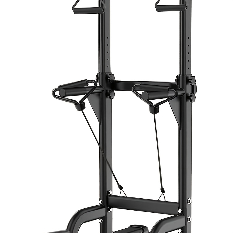 Adjustable Height Pull-Up Bar Station - Multi-Functional Power Tower for Home Gym