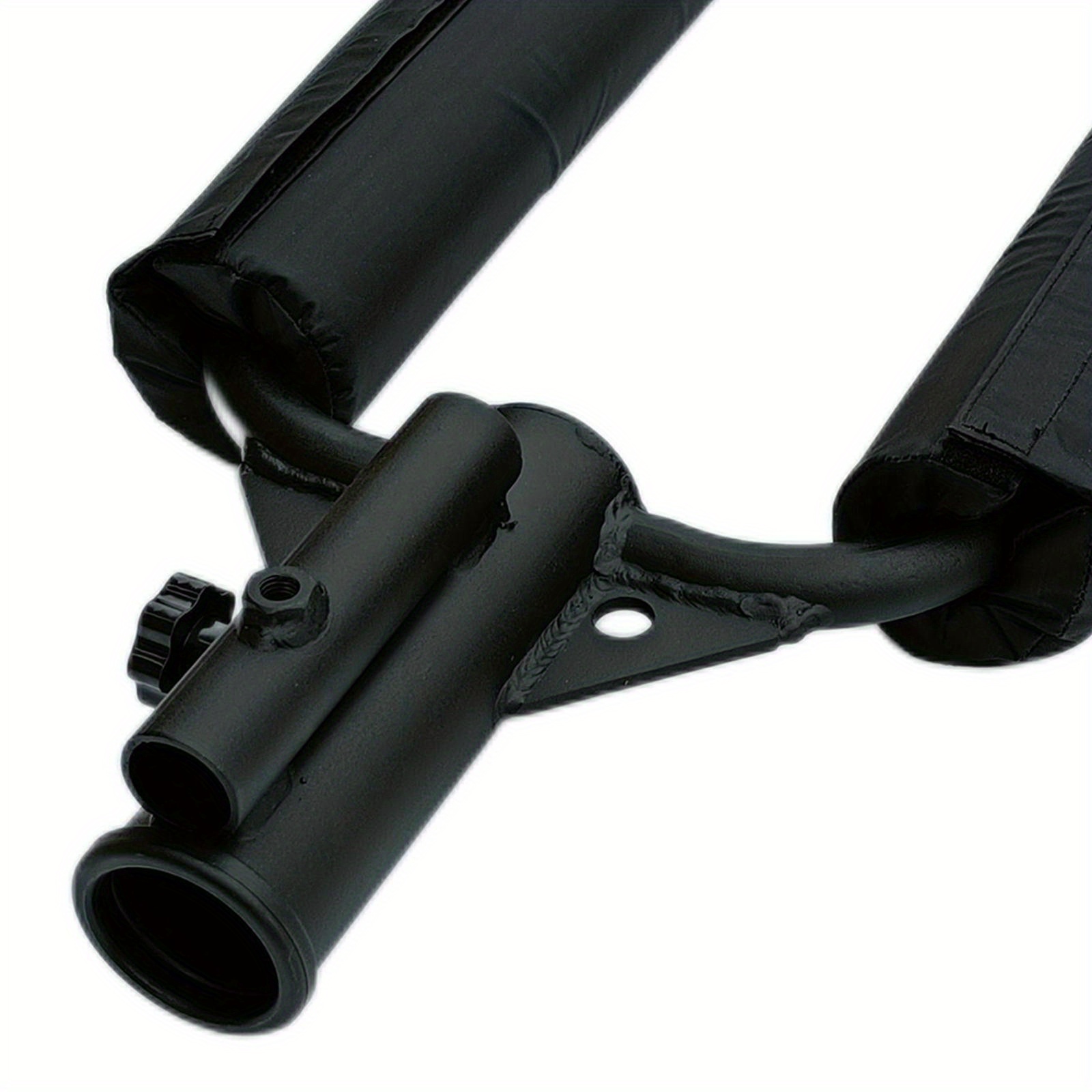 Adjustable Landmine Squat & Hip Thrust Attachment - Padded Barbell Support for Home Gym