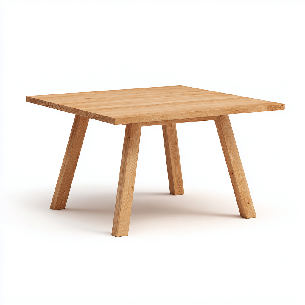 Table de jardin en bois massif 160x90x75 cm - bois naturel - design épuré pour extérieur-Lavovahome