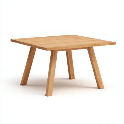 Table de jardin en bois massif 160x90x75 cm - bois naturel - design épuré pour extérieur-Lavovahome