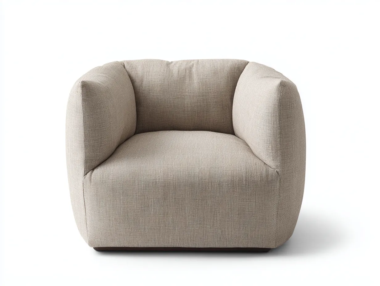 Sessel-Stoff-Holz-95 x 92 x 76 cm-Beige-Modern-Jasolsodecor