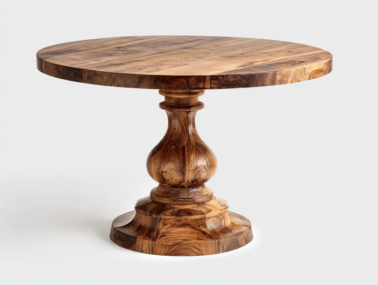 Gartentisch-Holz-118 x 118 x 75 cm-Natur-Klassisch-Jasolsodecor