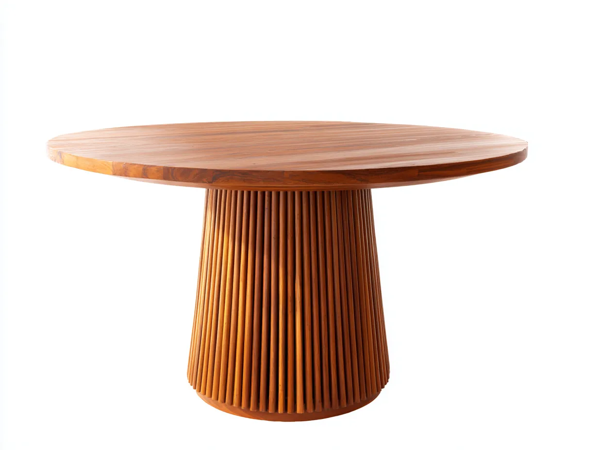 Gartentisch-Holz-130 x 130 x 75 cm-Natur-Modern-Jasolsodecor