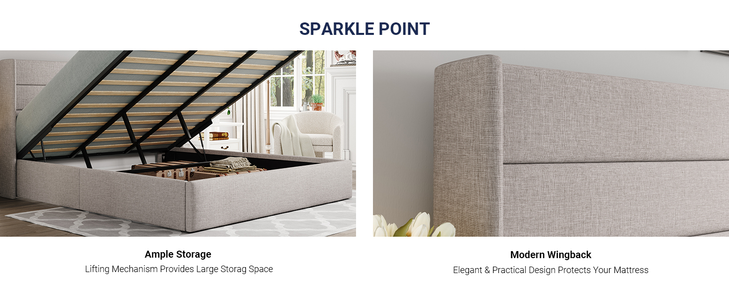 Lift Up Storage bed