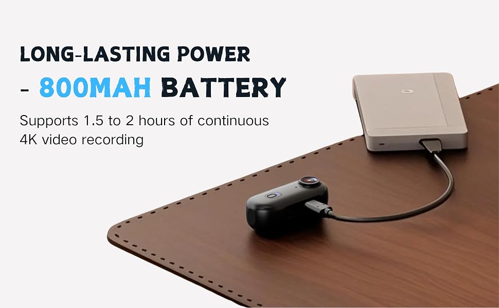 Batería de larga duración de 800 mAh