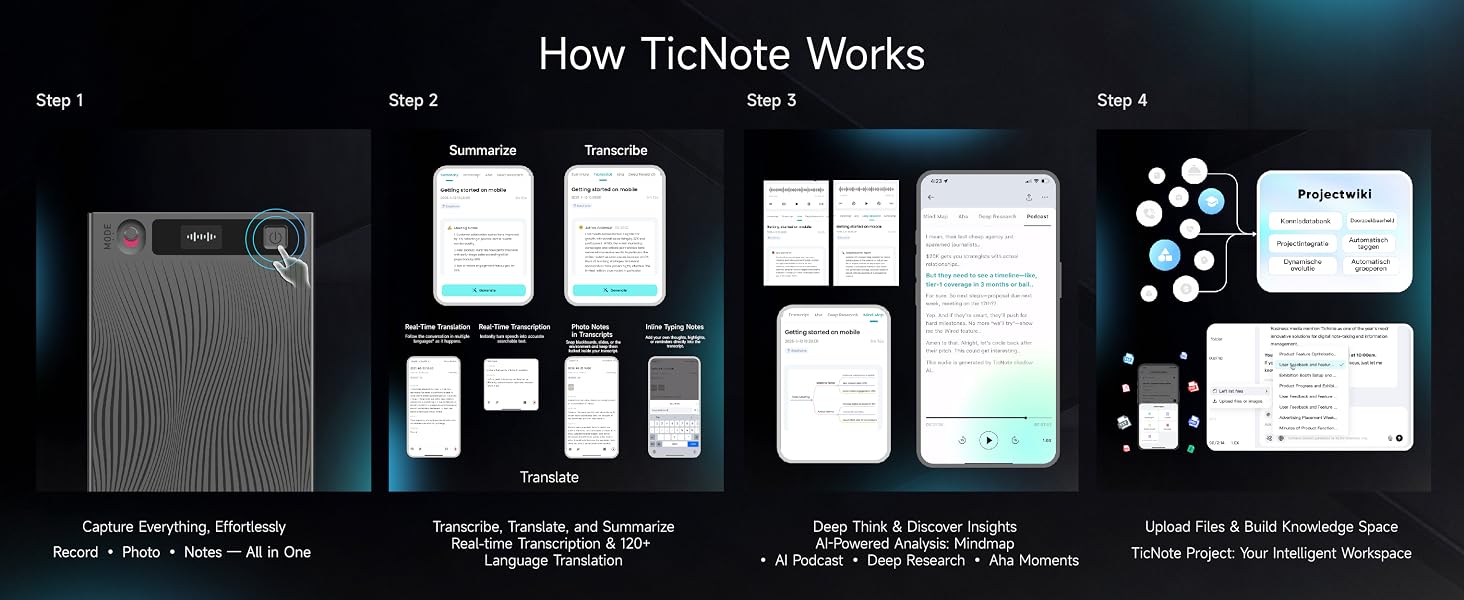 Mobvoi TicNote AI Voice Recorder