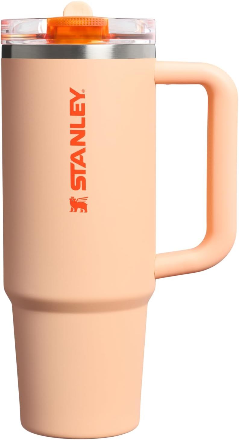 STANLEY Quencher ProTour Flipstraw Tumbler, 30 oz, Sorbet Garden | Built-In Straw & Handle | Cupholder Compatible for Travel | Leakproof Insulated Stainless Steel Cup | BPA-Free