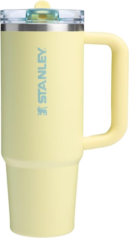 STANLEY Quencher ProTour Flipstraw Tumbler, 30 oz, Sorbet Garden | Built-In Straw & Handle | Cupholder Compatible for Travel | Leakproof Insulated Stainless Steel Cup | BPA-Free