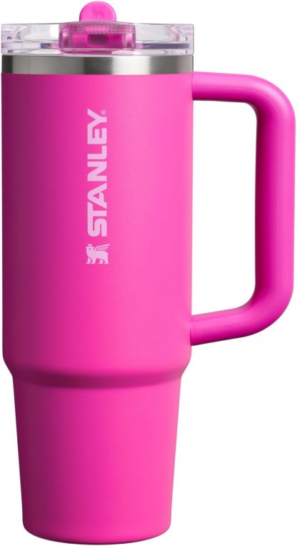 STANLEY Quencher ProTour Flipstraw Tumbler, 30 oz, Sorbet Garden | Built-In Straw & Handle | Cupholder Compatible for Travel | Leakproof Insulated Stainless Steel Cup | BPA-Free