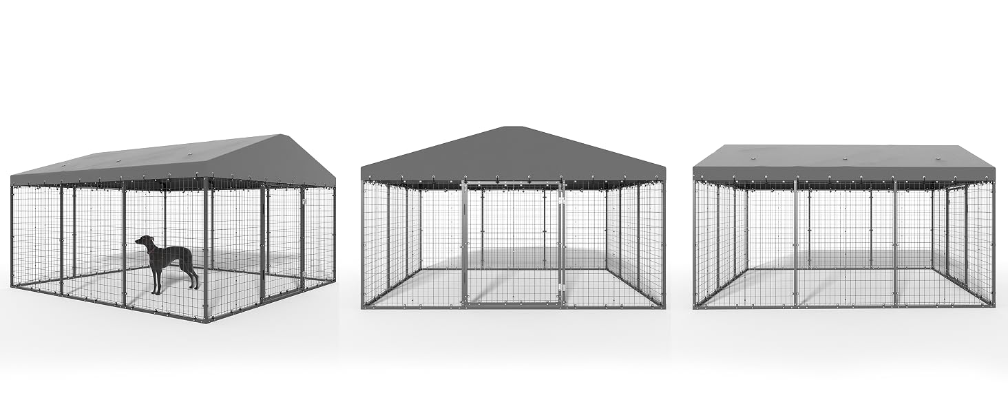 New Upgraded Outdoor Large Dog Crate
