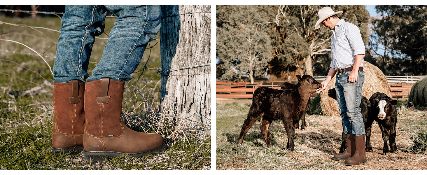 Steel Toe Work Boots for men