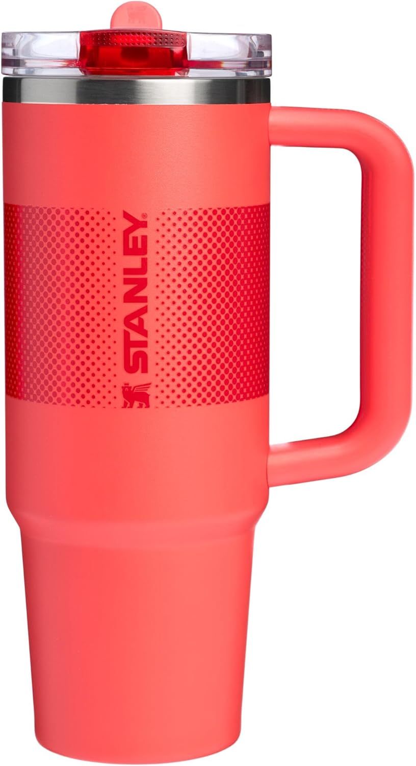 STANLEY Quencher ProTour Flipstraw Tumbler, 30 oz, Sorbet Garden | Built-In Straw & Handle | Cupholder Compatible for Travel | Leakproof Insulated Stainless Steel Cup | BPA-Free