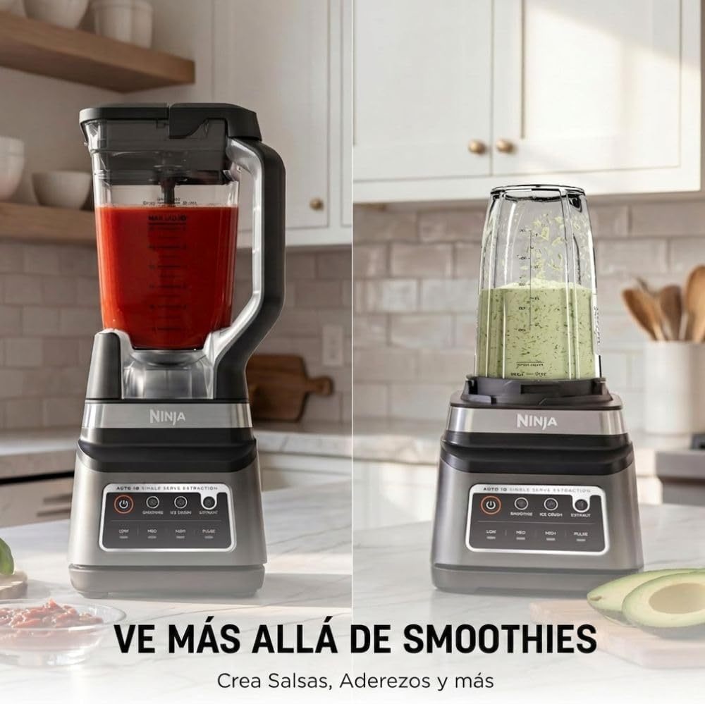  Licuadora Profesional Plus DUO 1400W Jarra 2.1L + 2 Vasos 