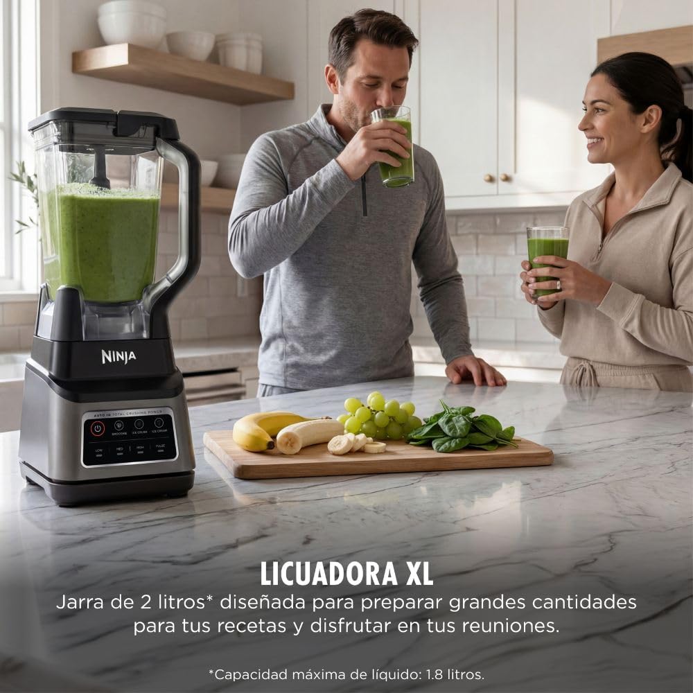  Licuadora Profesional Plus DUO 1400W Jarra 2.1L + 2 Vasos 