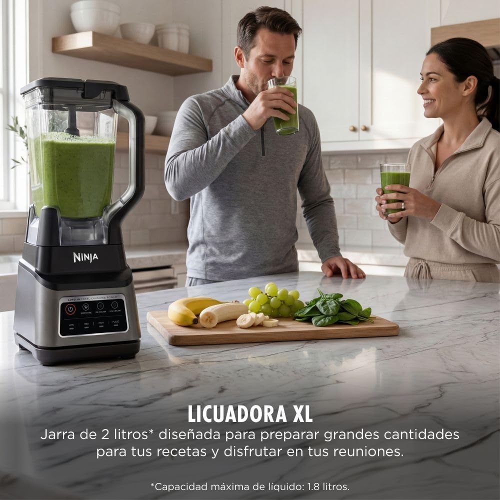  Licuadora Profesional Plus DUO 1400W Jarra 2.1L + 2 Vasos 