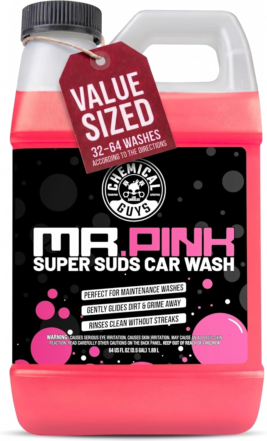 Chemical Guys Jabón Espumoso para Lavado de Coches, Aroma de Caramelo, 473 ml