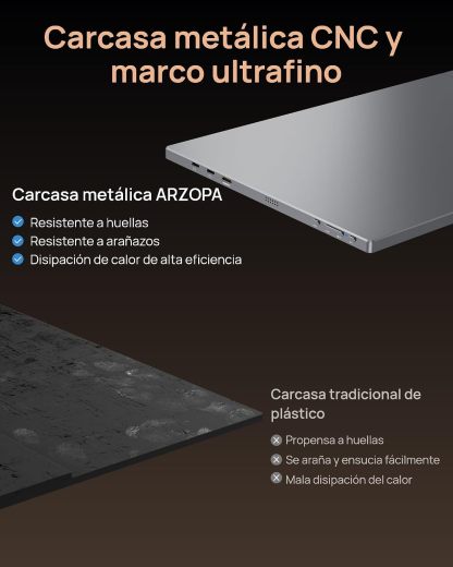 ARZOPA Monitor portátil Z3FC de 16.1" con Soporte de Barra única - Z3FC