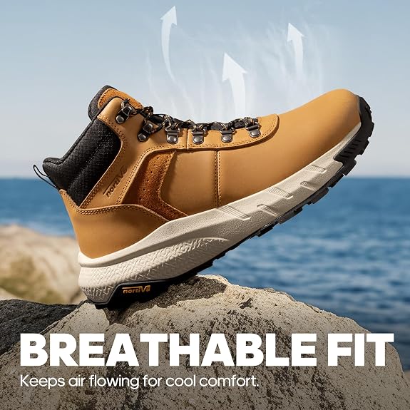 🔥NORTIV 8 Botas de Senderismo para Hombre Ligeras Calzado para Hiking y Trekking, Impermeable, Para Camping