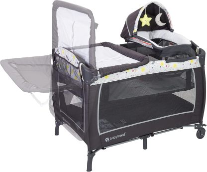 Baby Trend Lil Snooze Deluxe II Corralito para Bebé, Diseño “Twinkle Twinkle Little Star”