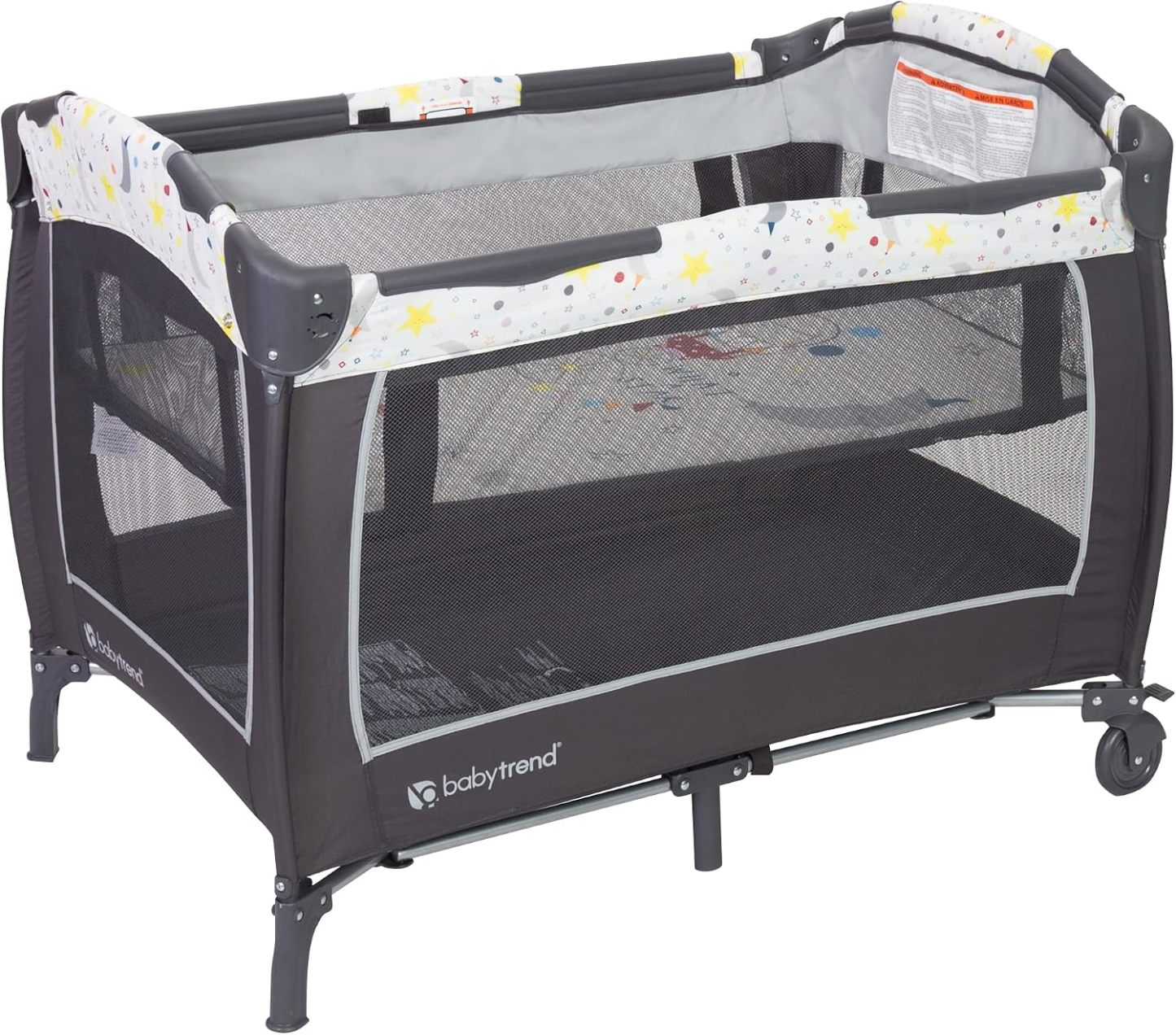 Baby Trend Lil Snooze Deluxe II Corralito para Bebé, Diseño “Twinkle Twinkle Little Star”