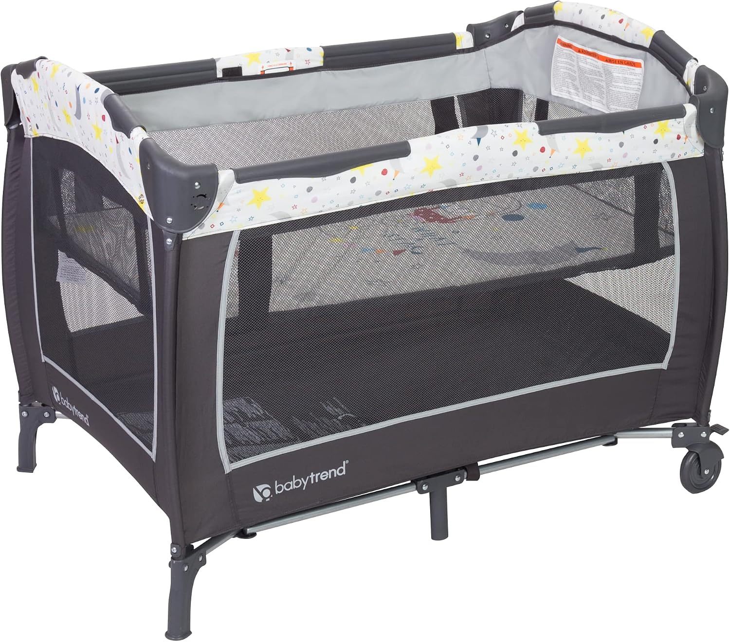 Baby Trend Lil Snooze Deluxe II Corralito para Bebé, Diseño “Twinkle Twinkle Little Star”