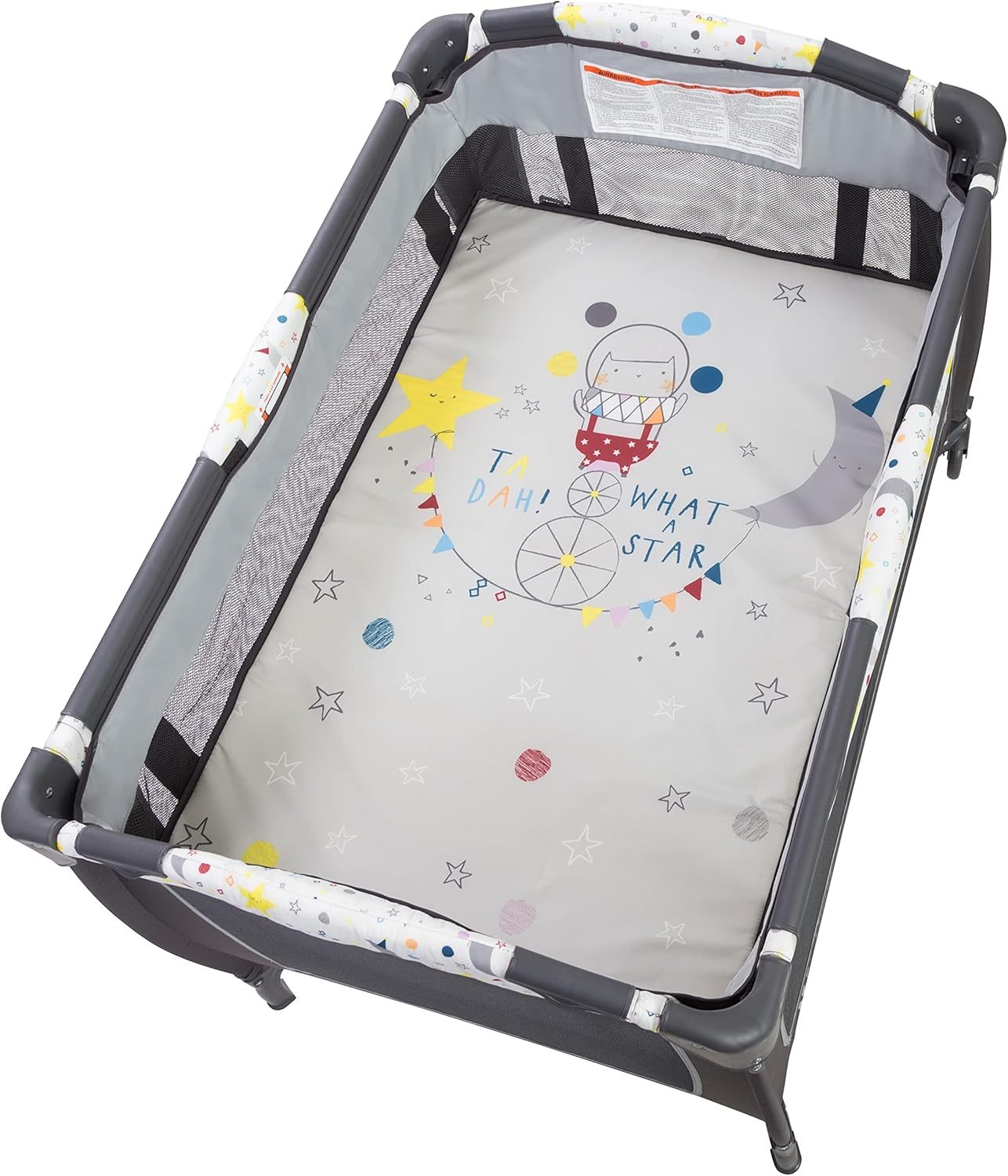 Baby Trend Lil Snooze Deluxe II Corralito para Bebé, Diseño “Twinkle Twinkle Little Star”