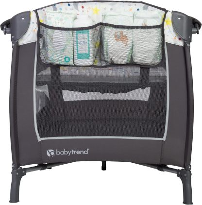 Baby Trend Lil Snooze Deluxe II Corralito para Bebé, Diseño “Twinkle Twinkle Little Star”