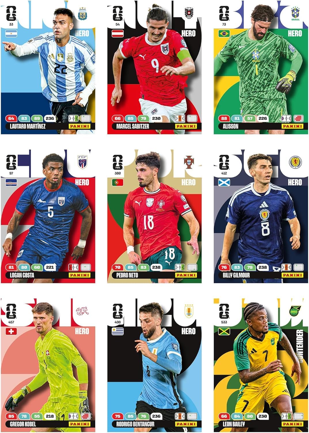 CAJA 100 SOBRES MUNDIAL ESTAMPAS Bundle