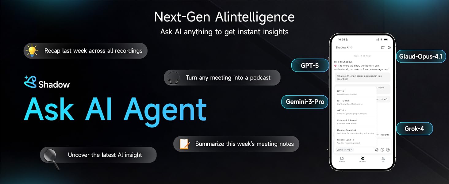 Mobvoi TicNote AI Voice Recorder