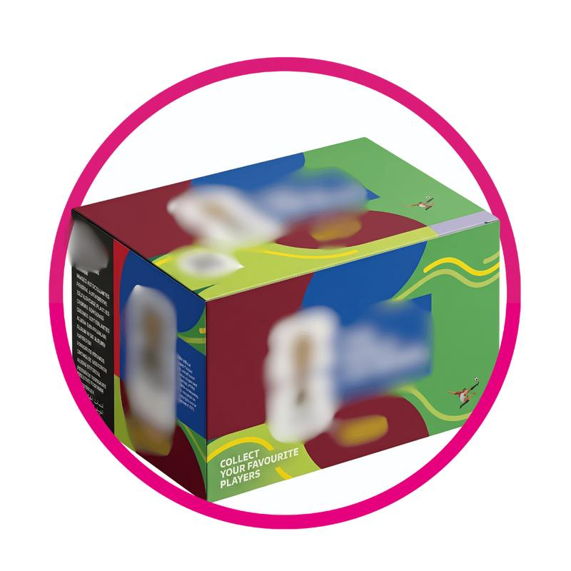 CAJA 100 SOBRES MUNDIAL ESTAMPAS Bundle