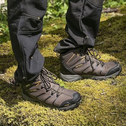 Armadillo Botas de senderismo para hombre; impermeables; ligeras; para exteriores, mochileros o senderismo