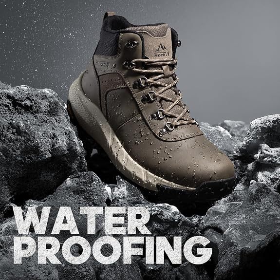 🔥NORTIV 8 Botas de Senderismo para Hombre Ligeras Calzado para Hiking y Trekking, Impermeable, Para Camping