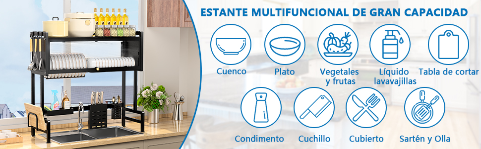 rejilla para platos de cocina