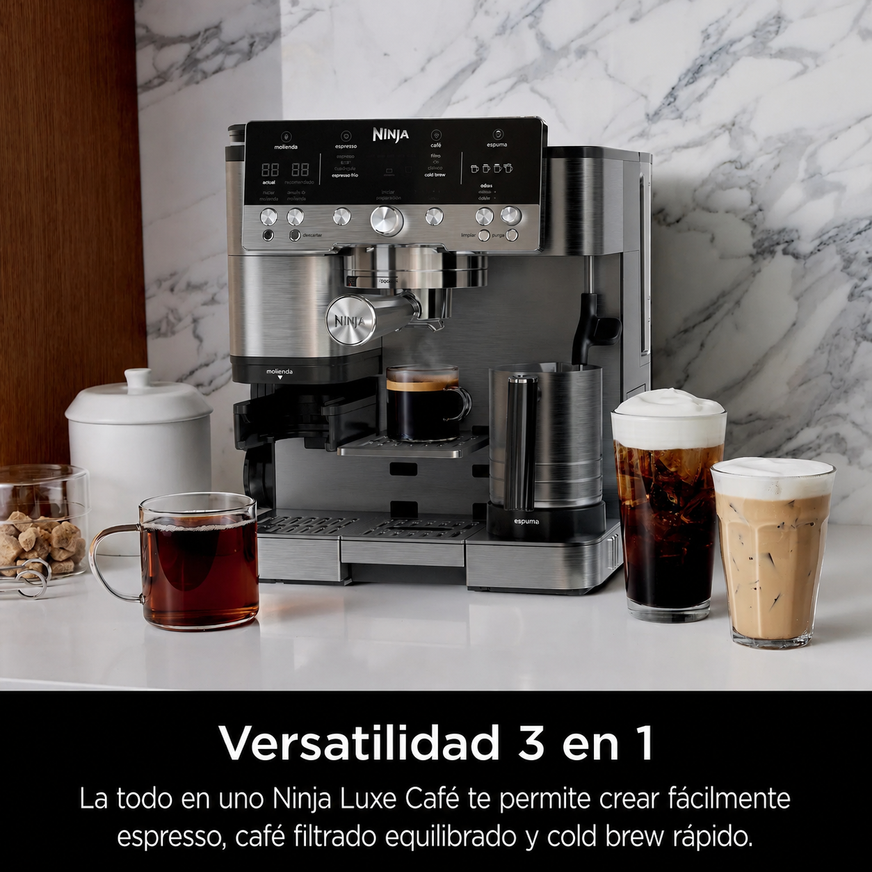 Cafetera Espresso Ninja Luxe Café Premier