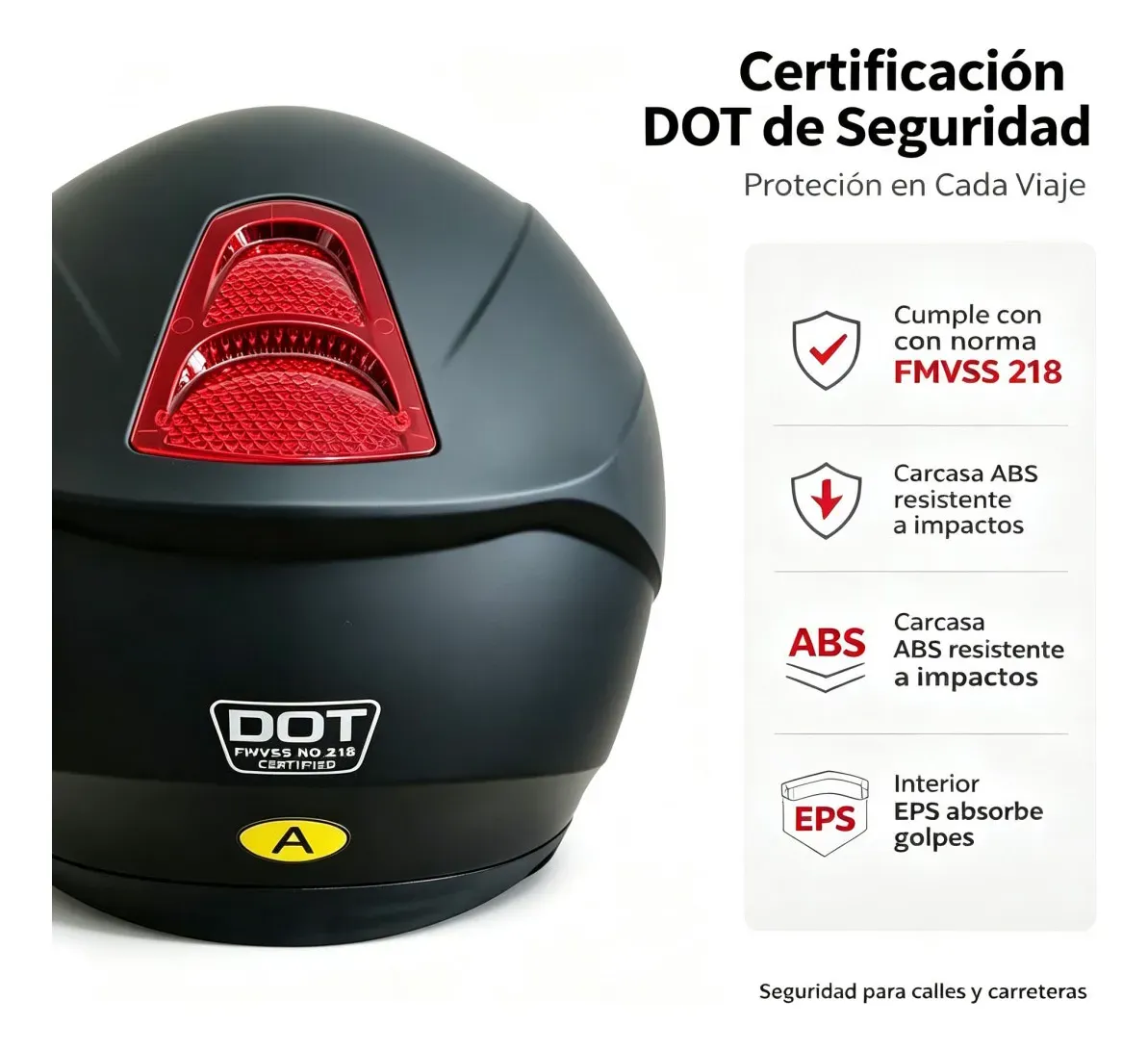 Casco Moto Doble Visor Certificado Reflejo De Advertencia Full-face Negro Mate