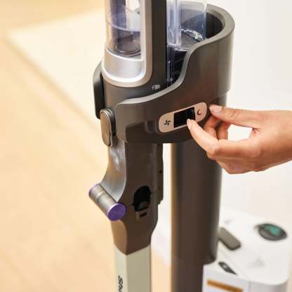 Aspiradora Inalámbrica Shark PowerDetect con Sistema de Limpieza y Vaciado Automático