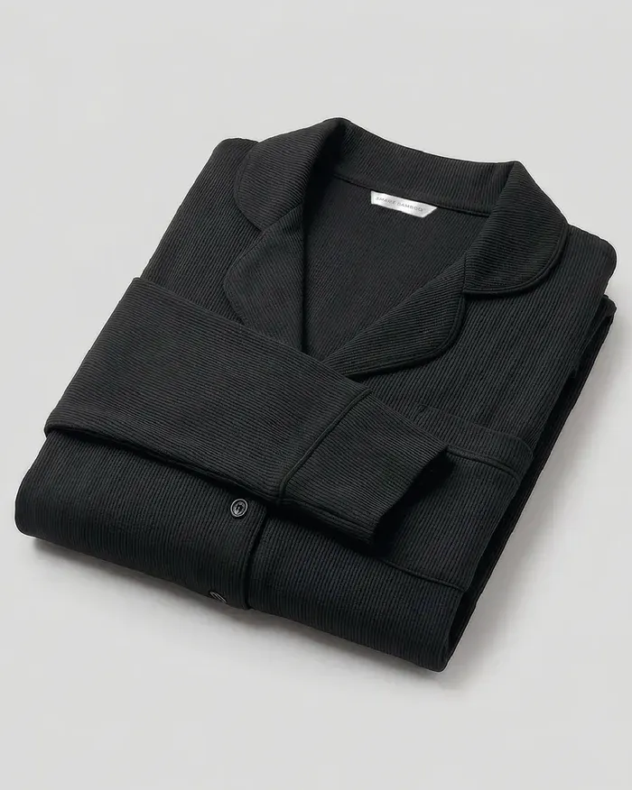 Pijama Modal Air de Manga Larga y Pantalones de Tejido Suave para Hombres y Mujeres
