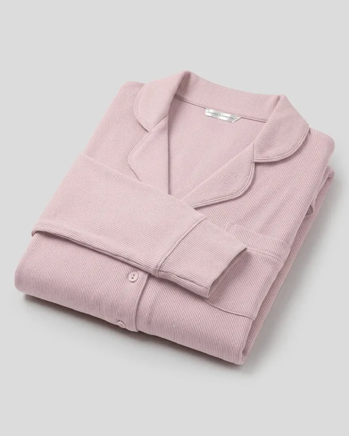Pijama Modal Air de Manga Larga y Pantalones de Tejido Suave para Hombres y Mujeres