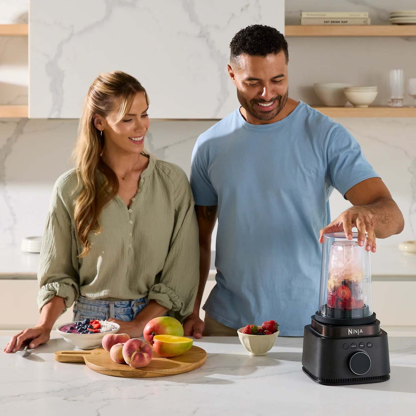 Sistema de Cocina Ninja Stealth IQ con Licuadora de Alta Potencia y Procesador Pro