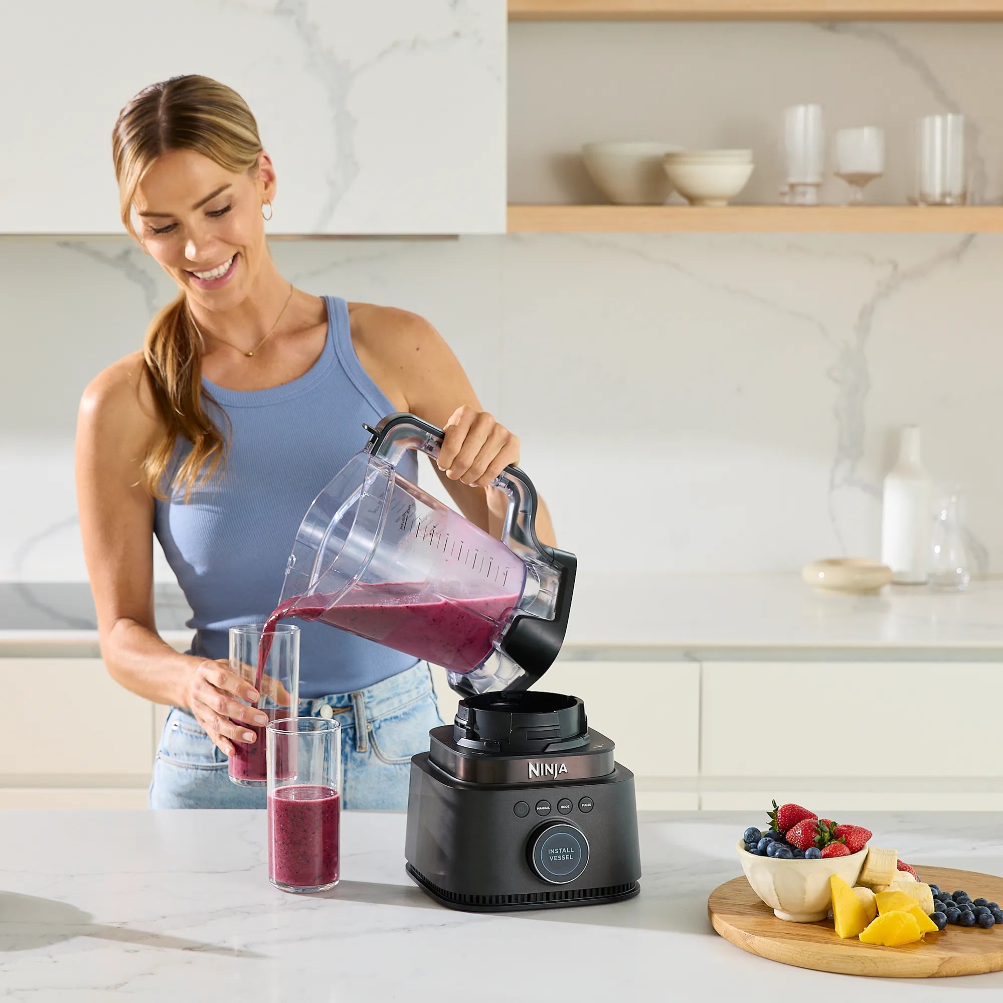 Sistema de Cocina Ninja Stealth IQ con Licuadora de Alta Potencia y Procesador Pro