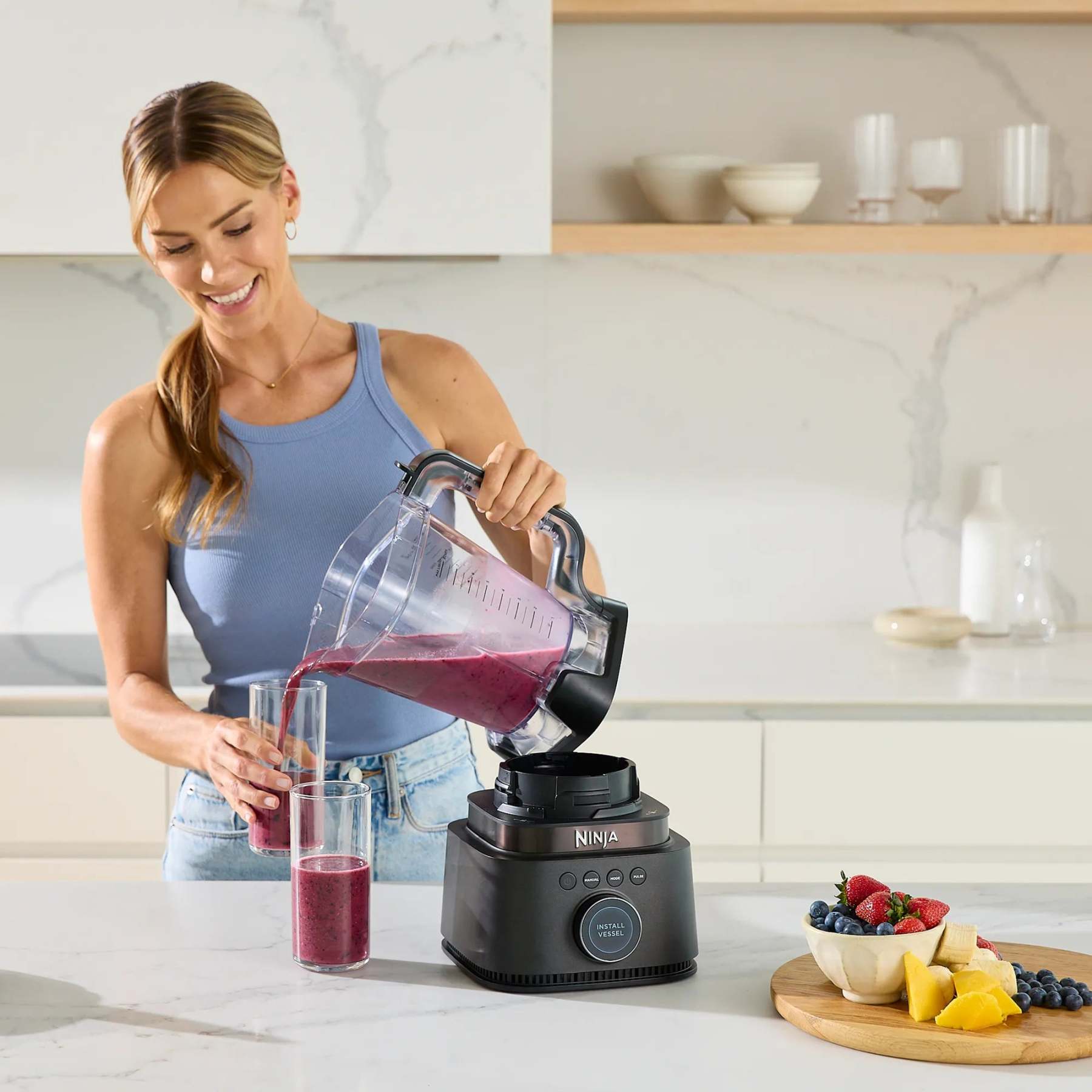 Sistema de Cocina Ninja Stealth IQ con Licuadora de Alta Potencia y Procesador Pro