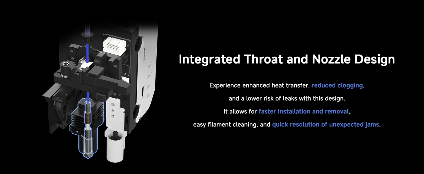 Integrated Throat and Nozzle Design
