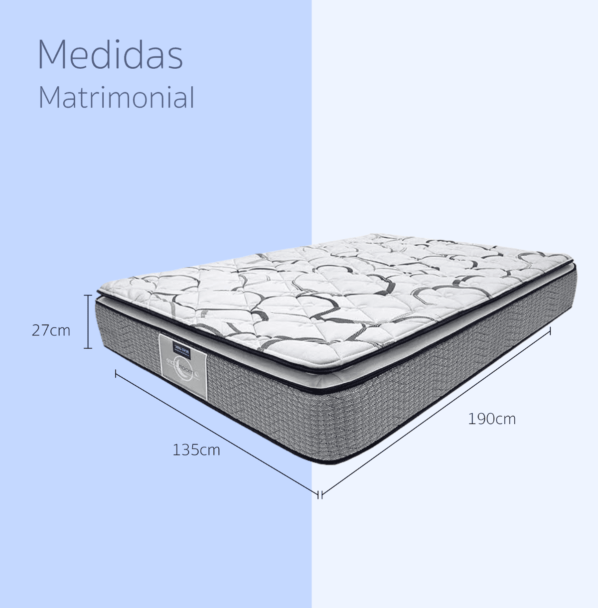 Colchon Individual  Restonic Ortopédico Mooncare 2 Piezas Restonic
